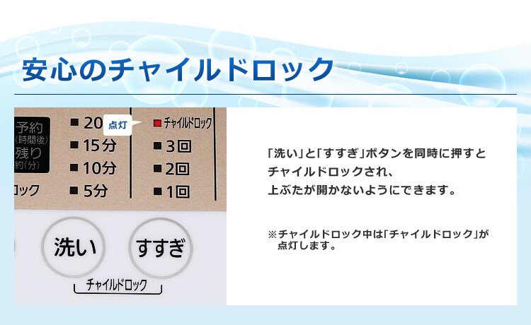 【訳あり】全自動洗濯機 5.0kg IAW-T502EN  シルバー 4
