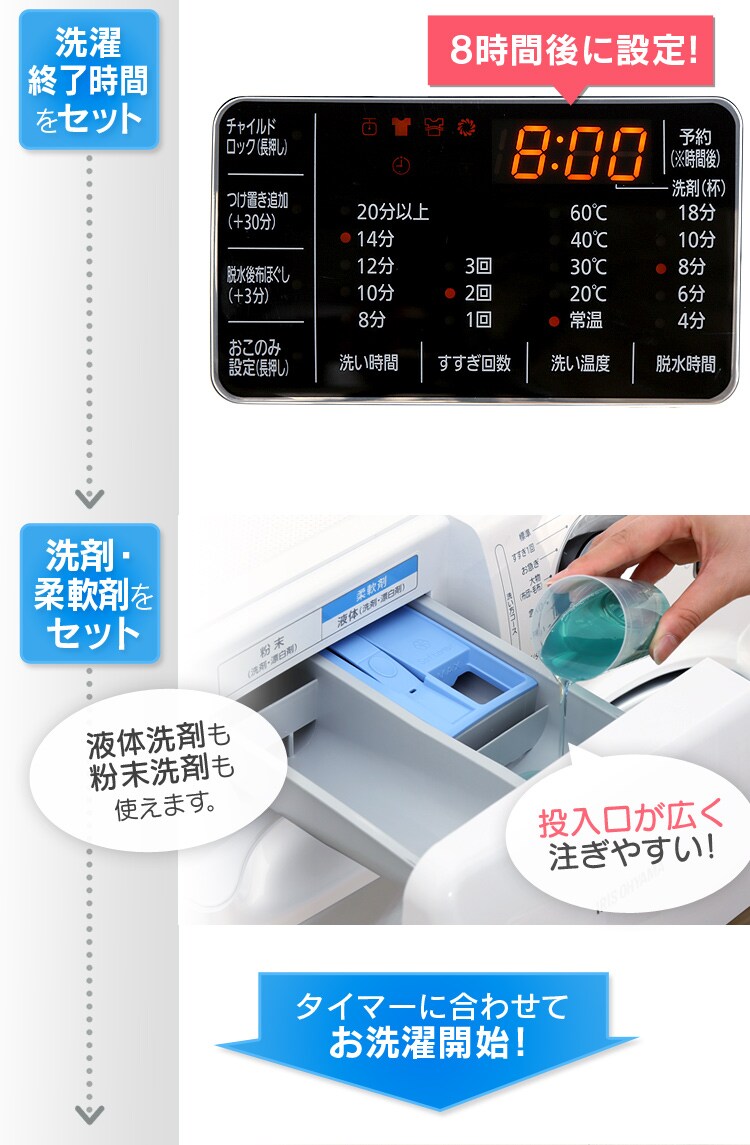 【訳あり】【設置無料】 ドラム式洗濯機 7.5kg ホワイト／シルバー　HD71-W/S16