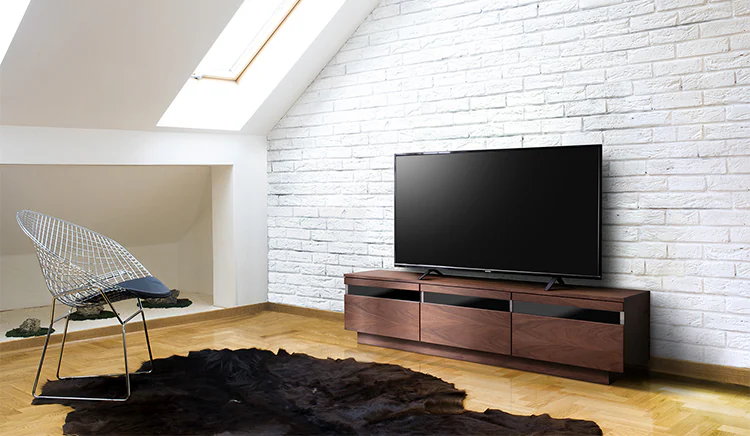 ボックステレビ台 125cm BTS-GD125U-N ナチュラル2