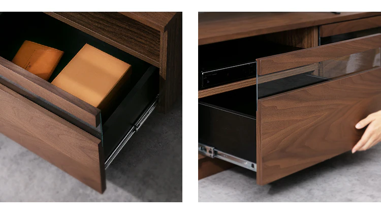 ボックステレビ台 125cm BTS-GD125U-N ナチュラル3