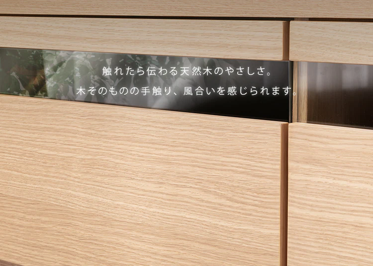 ボックステレビ台 125cm BTS-GD125U-N ナチュラル11