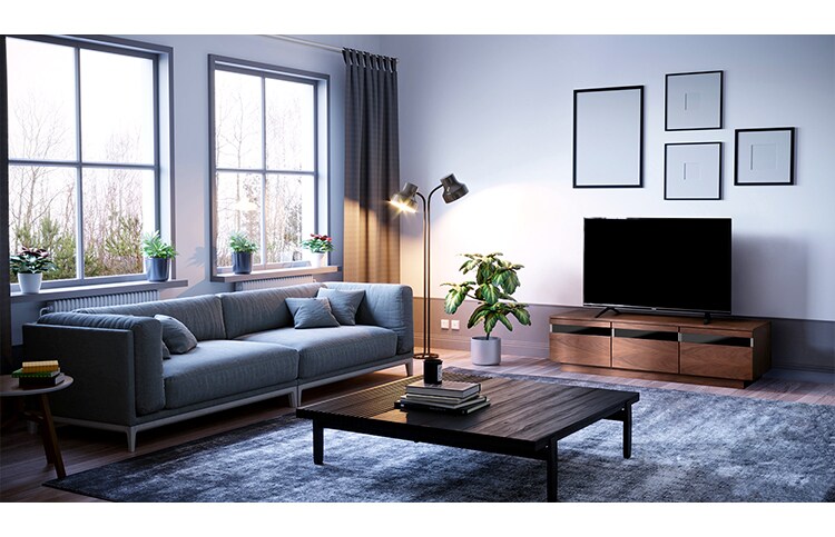ボックステレビ台 150cm  BTS-GD150U-WN ウォールナット4