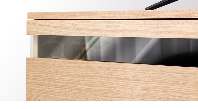 ボックステレビ台 150cm  BTS-GD150U-WN ウォールナット5