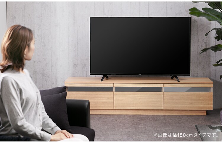 ボックステレビ台 150cm  BTS-GD150U-WN ウォールナット9