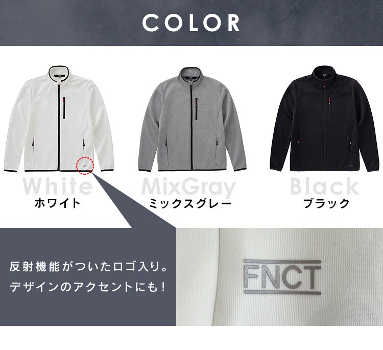 ストレッチトラックジャケット FC21402-GRS ミックスグレー Sサイズ7