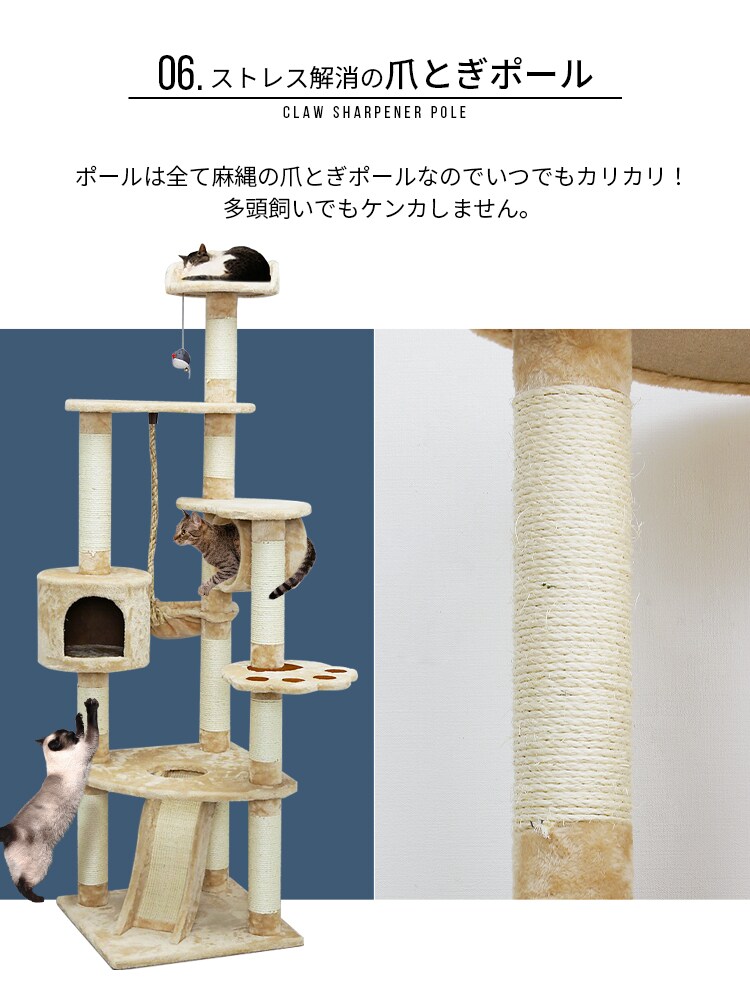 キャットランド 紐付き ベージュ8