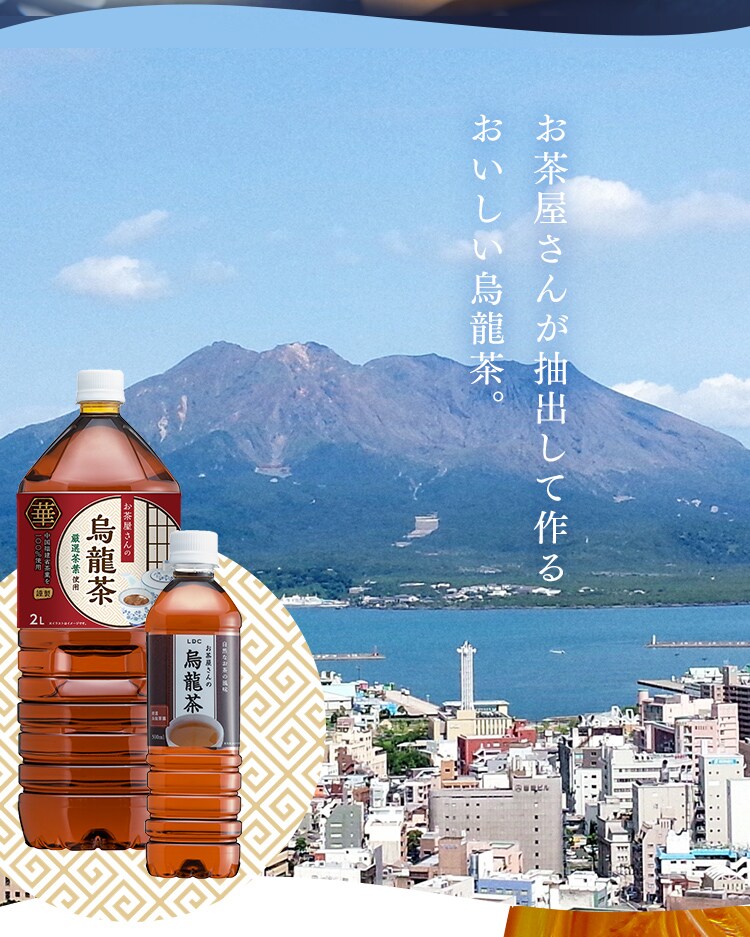 【6本】LDC お茶屋さんの烏龍茶 2L 【代引き不可】9