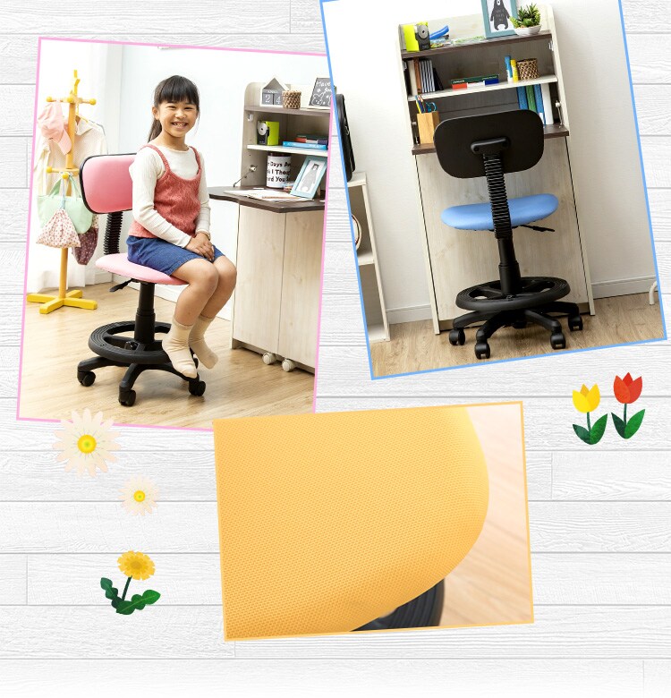 椅子 チェア キャスター付き 学童用 14997 ネイビー 3