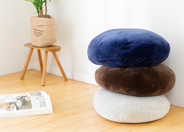 もちもちクッション40&times;40 MOCHI40R ネイビー  4