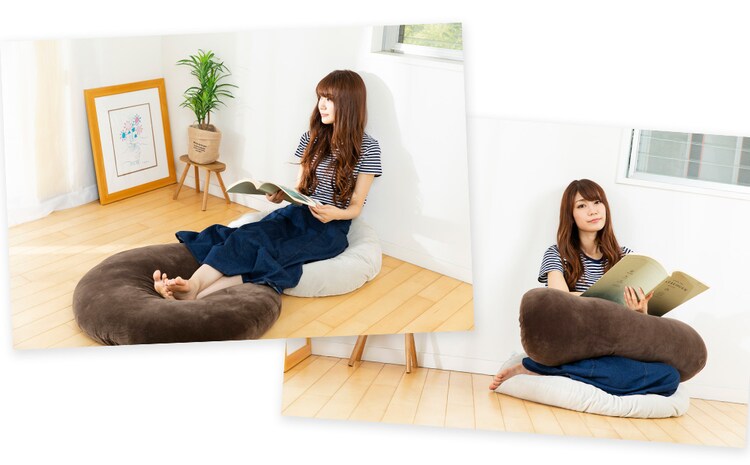 もちもちクッション80&times;80 MOCHI80R ブラウン 15