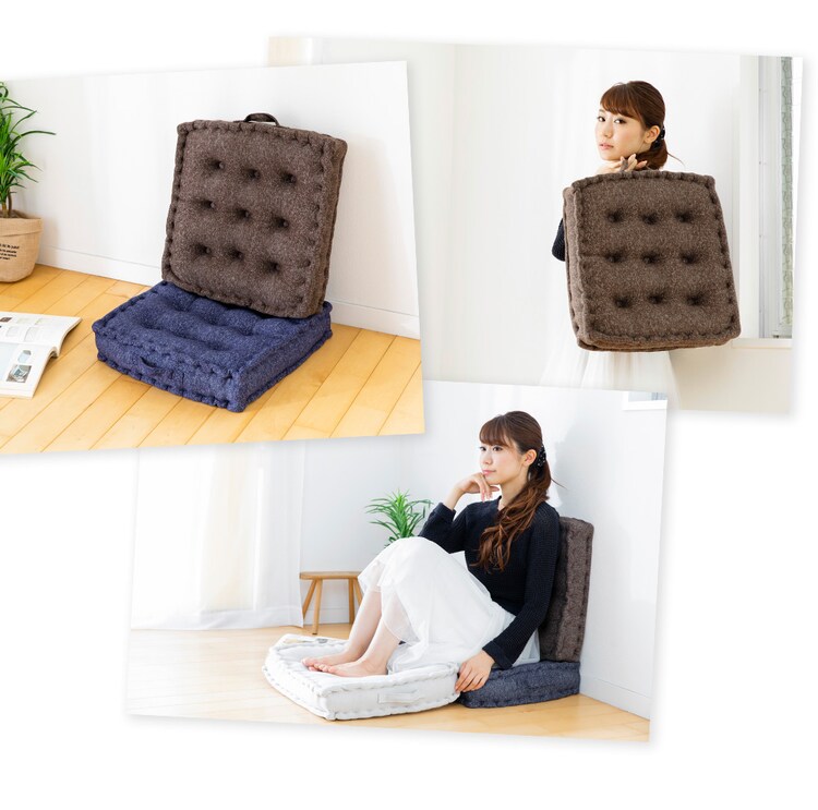 マチ付きフロアクッション45&times;45 MHK-45 8