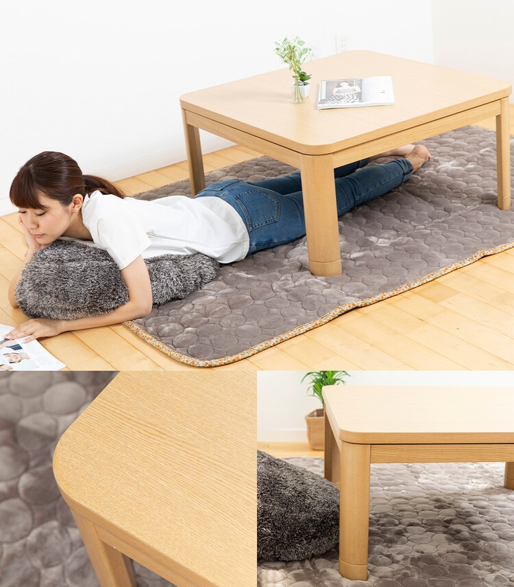 家具調こたつ 80&times;80cm PKF-80S-T 全2色20