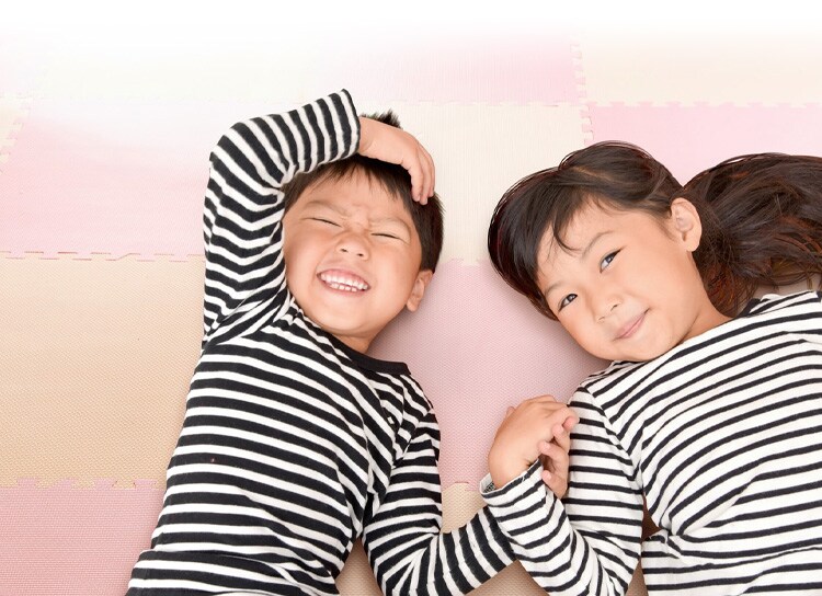 PEジョイントマット(60&times;60&times;2) 4枚セット PEJTM-602 ピンク9