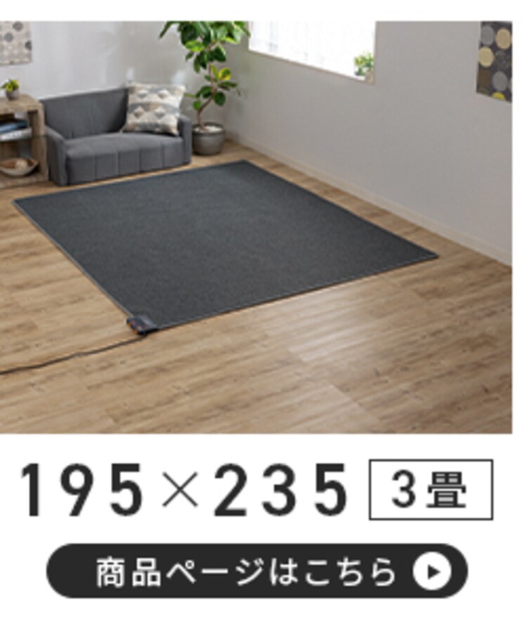 カーペット 3畳 ラグセット TEKNOS HCMF-IR300 ベージュ 14