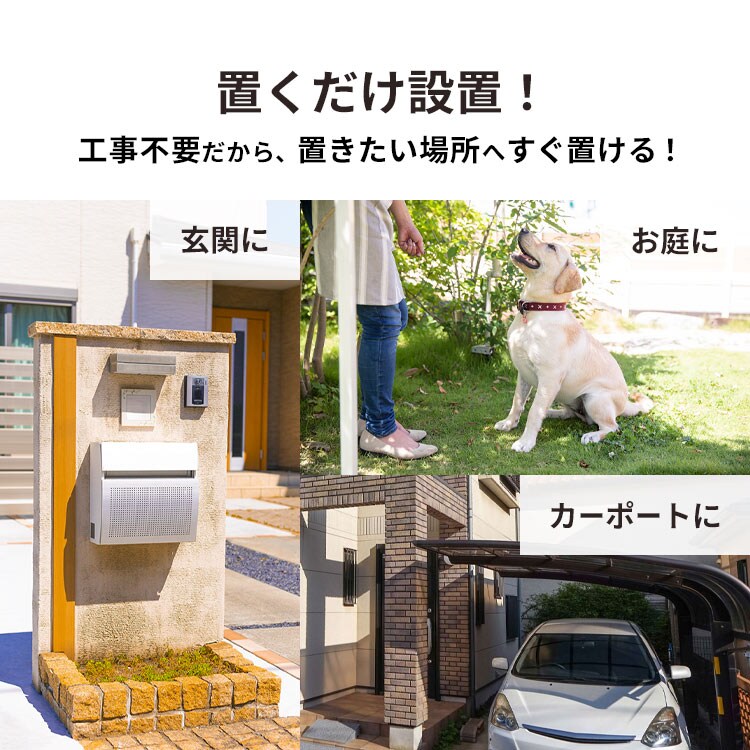 置くだけ設置