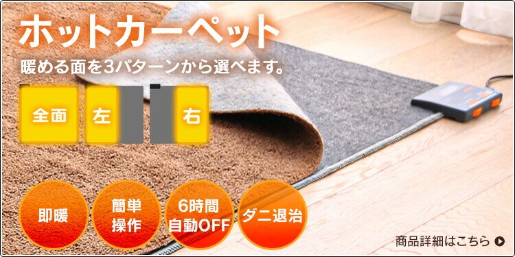 ホットカーペット+シャギーラグ 200×250cm SGR-2025 ベージュ11