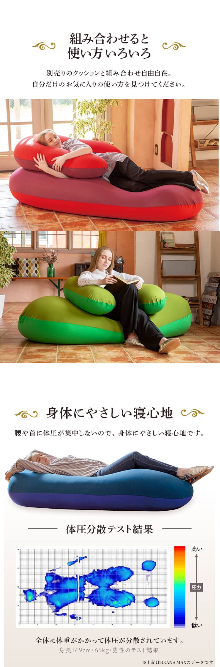 U字サポートMAX プレミア ブラウン&times;オークベージュ6