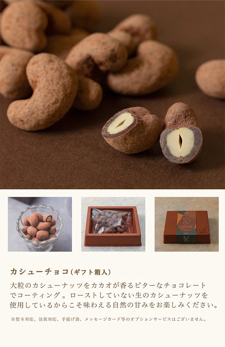 カシューチョコ（箱入り） 【時間指定不可】【代引き不可】1