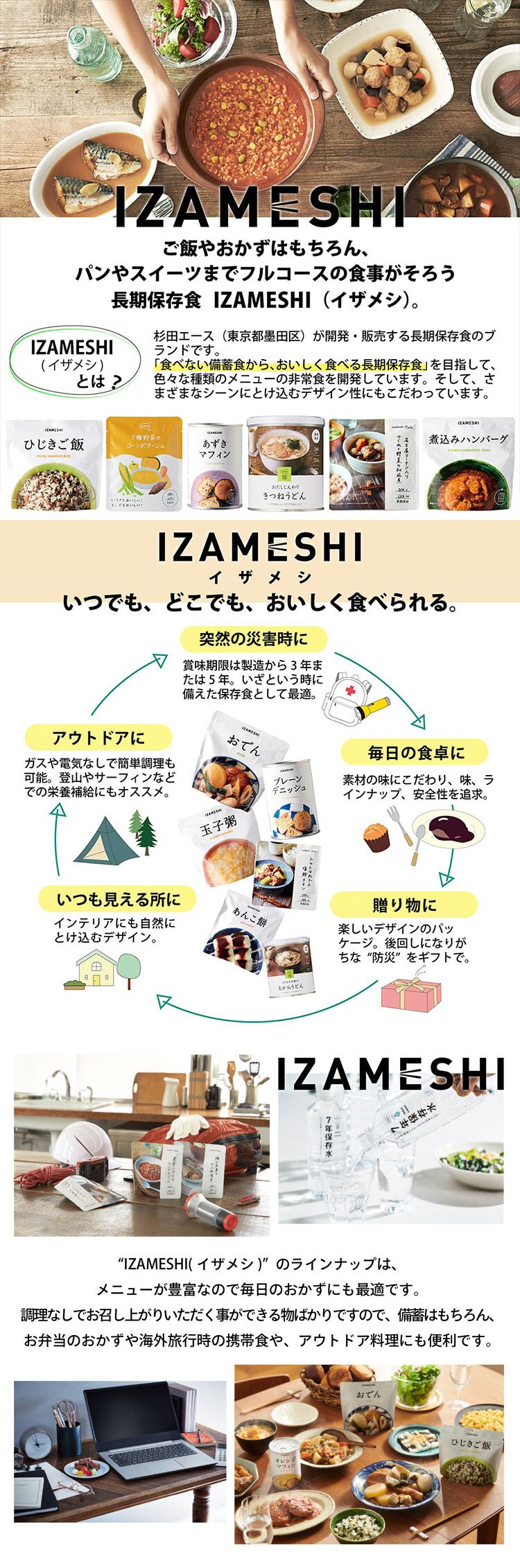 保存食セット 非常食 １人用 3日分 3年保存 DAILY IZAMESHI 636-4580