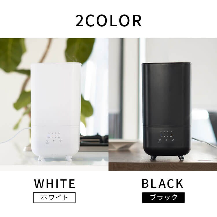 加湿器 ハイブリット式 木造24畳 / 洋室24畳 上給水 タンク容量4L Hanx-Home HA-H07W ホワイト13