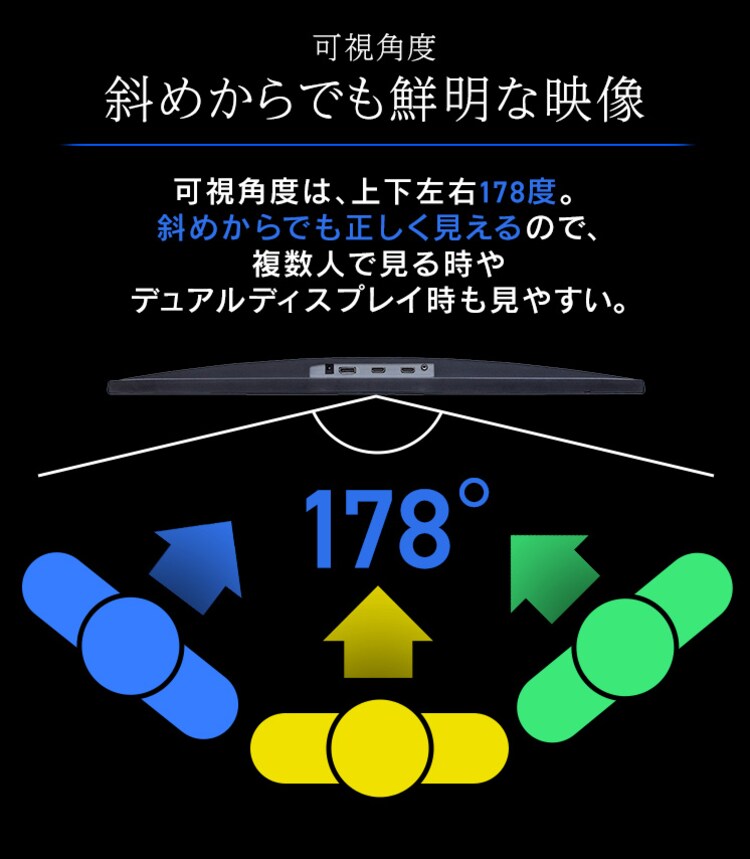 ゲーミングモニター 32V型 スピーカー内蔵 NB-IGM32B ブラック 7