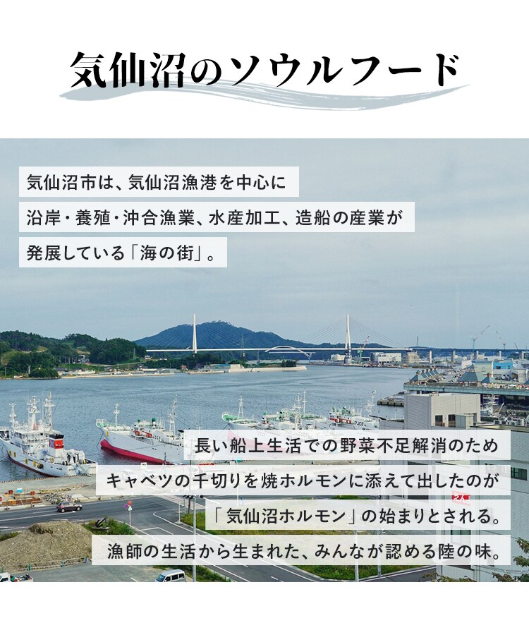 気仙沼ホルモン3種セット（みそ・しお・辛口）【代引き不可】5