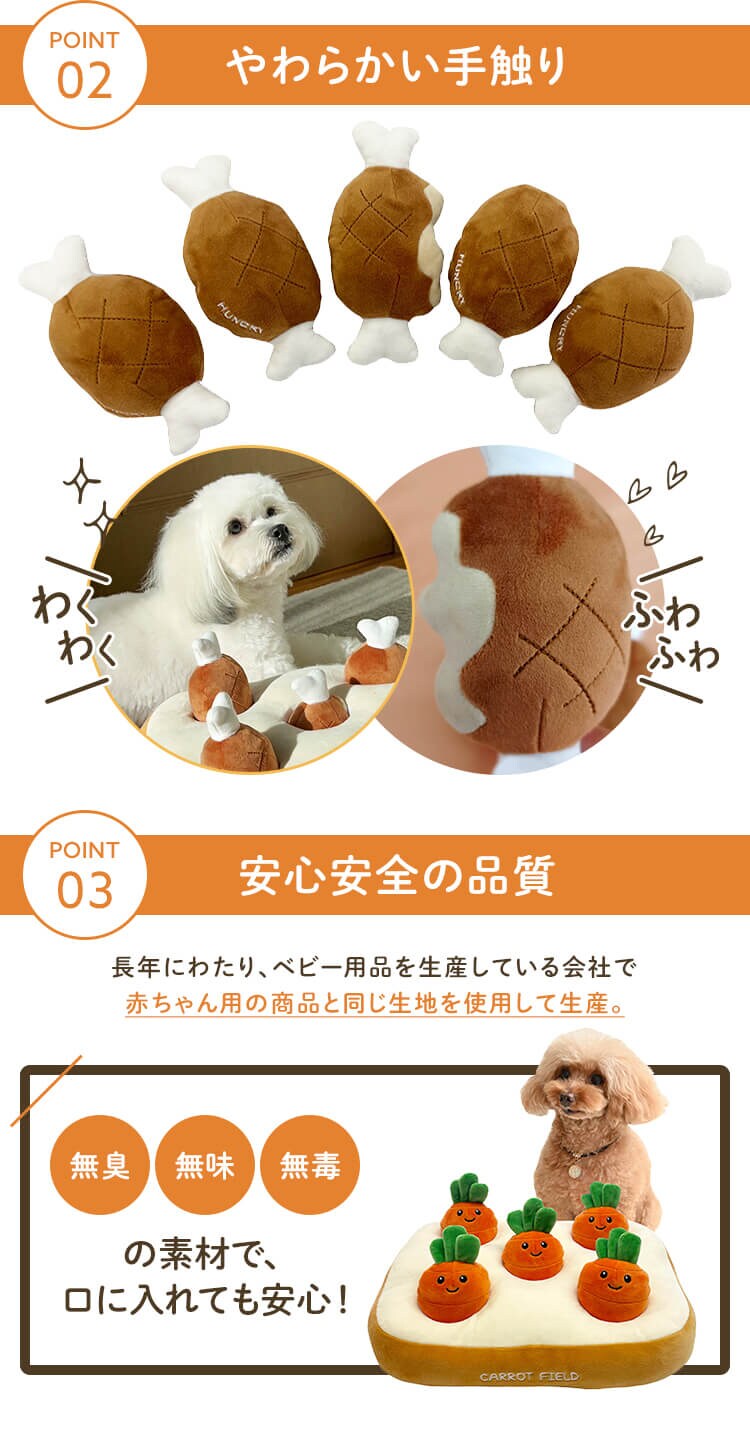 ノーズワーク わんパク！にんじん畑4