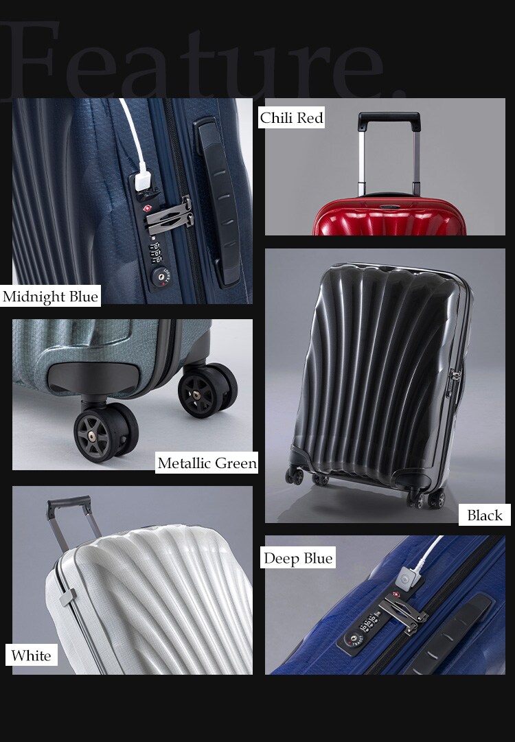  スーツケース 36L サムソナイト 機内持ち込み可能C-lite SPINNER 55/20 メタリックグリーン1