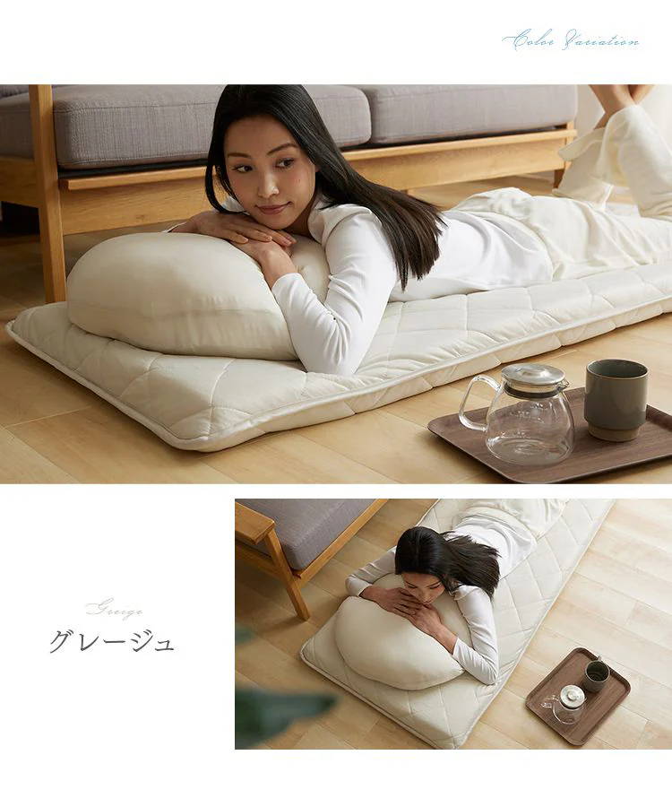ごろ寝クッション 68&times;120cm 夏用 接触冷感 アイスブルー【前払い不可】【代引き不可】【同梱不可】14