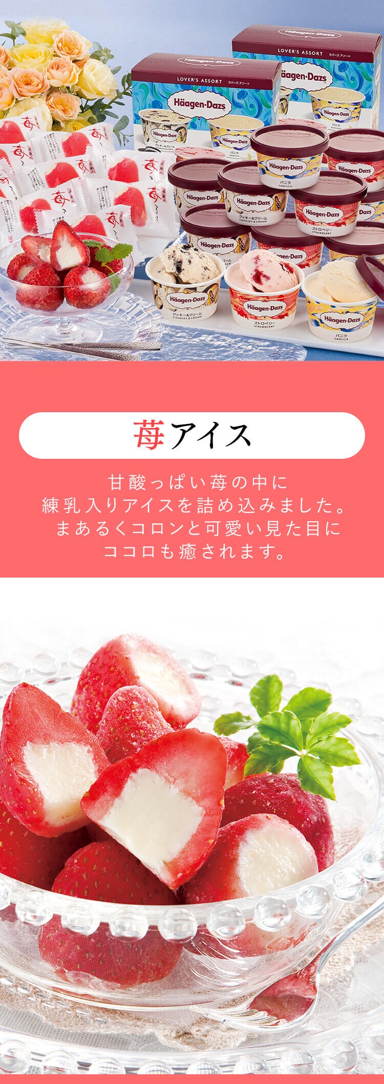 ハーゲンダッツ 苺アイスセット AH-HGRW【代引き不可】1