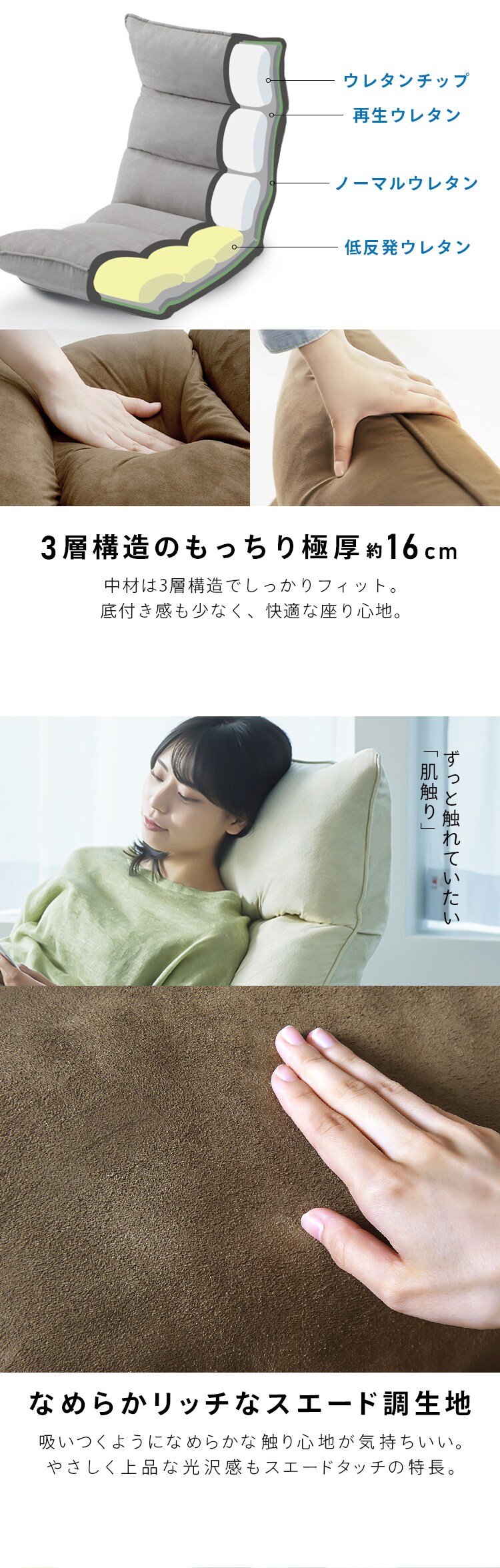 フロアチェア NFC-01 全4色5