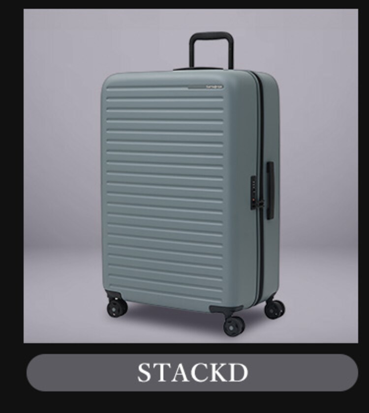スーツケース 96L サムソナイト ダブルキャスター TSAロック STACKD スピナ 75/28 ブラック8