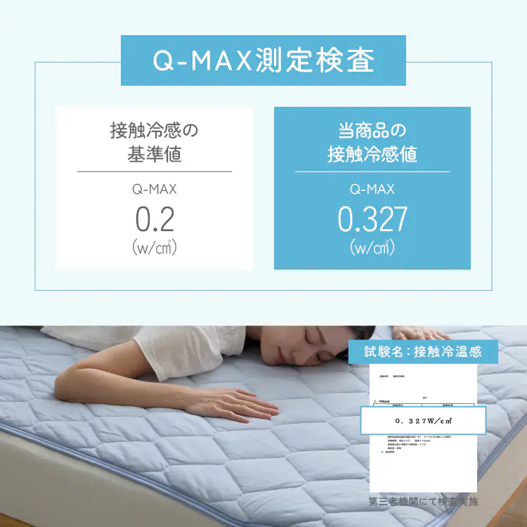 リバーシブル冷感＆吸水敷パッド D ホワイト5