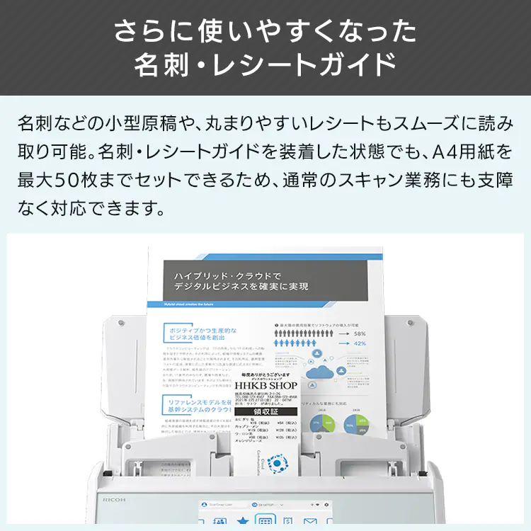 PFU ScanSnap iX2500 FI-IX2500W 白8
