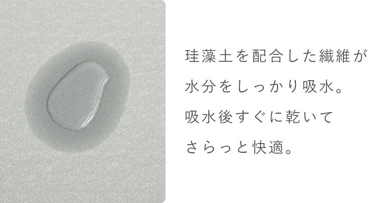 しっかり吸水！ ソフト珪藻土マット バスマット 水切りマット 40x60cm アイボリー2