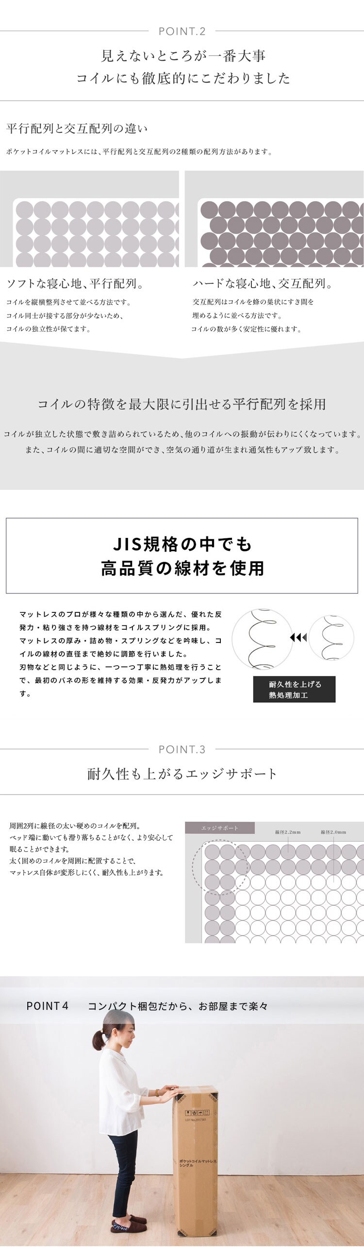 マットレスEXE-210 D 【時間指定不可】【代引き不可】1