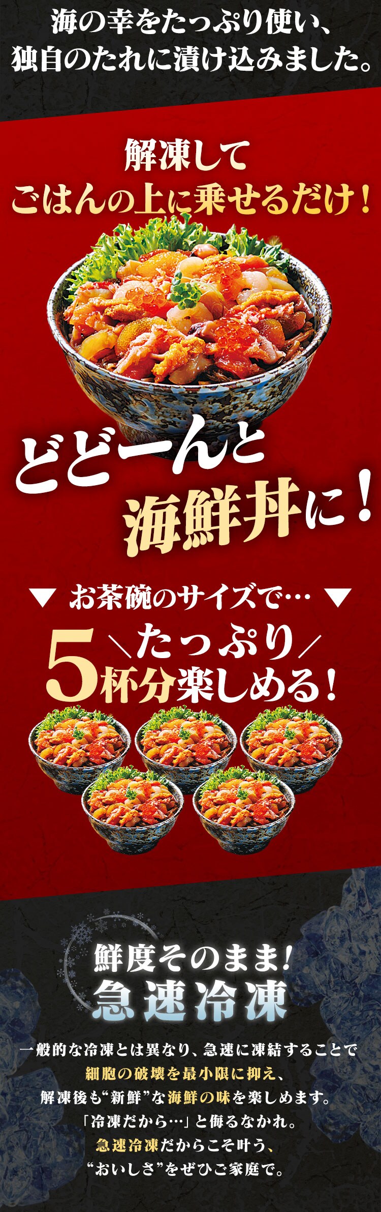 海の彩華丼 250g&times;2個【代引き不可】1