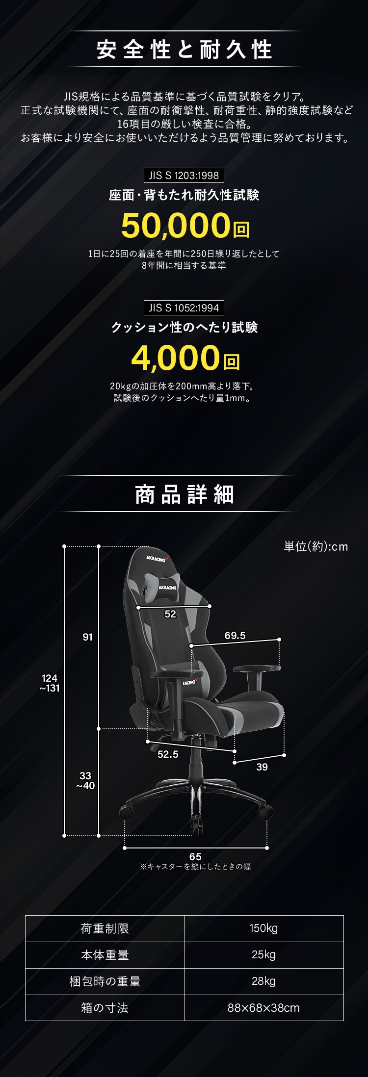AKRacing エーケーレーシング ゲーミングチェア AKR-WOLF レッド2