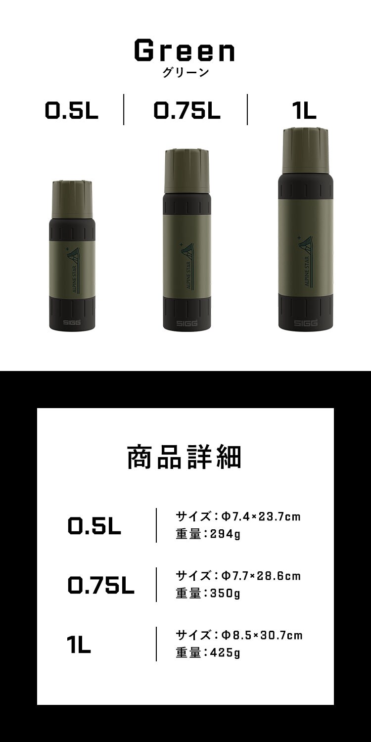 水筒 500ml 保温 保冷 真空二重構造 ブラッシュド3