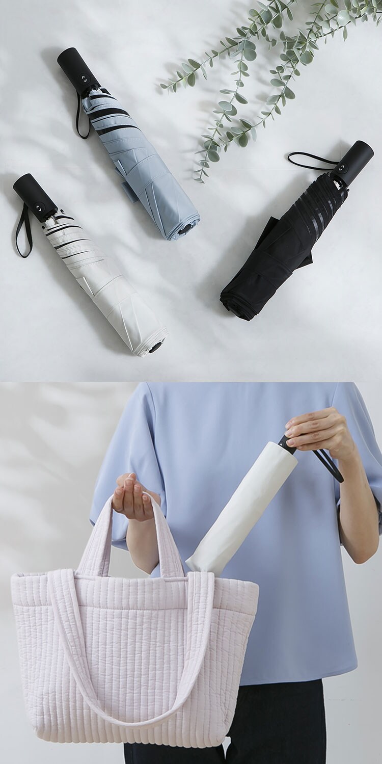 スマートエール 自動開閉 晴雨兼用傘 55cm ブラック8