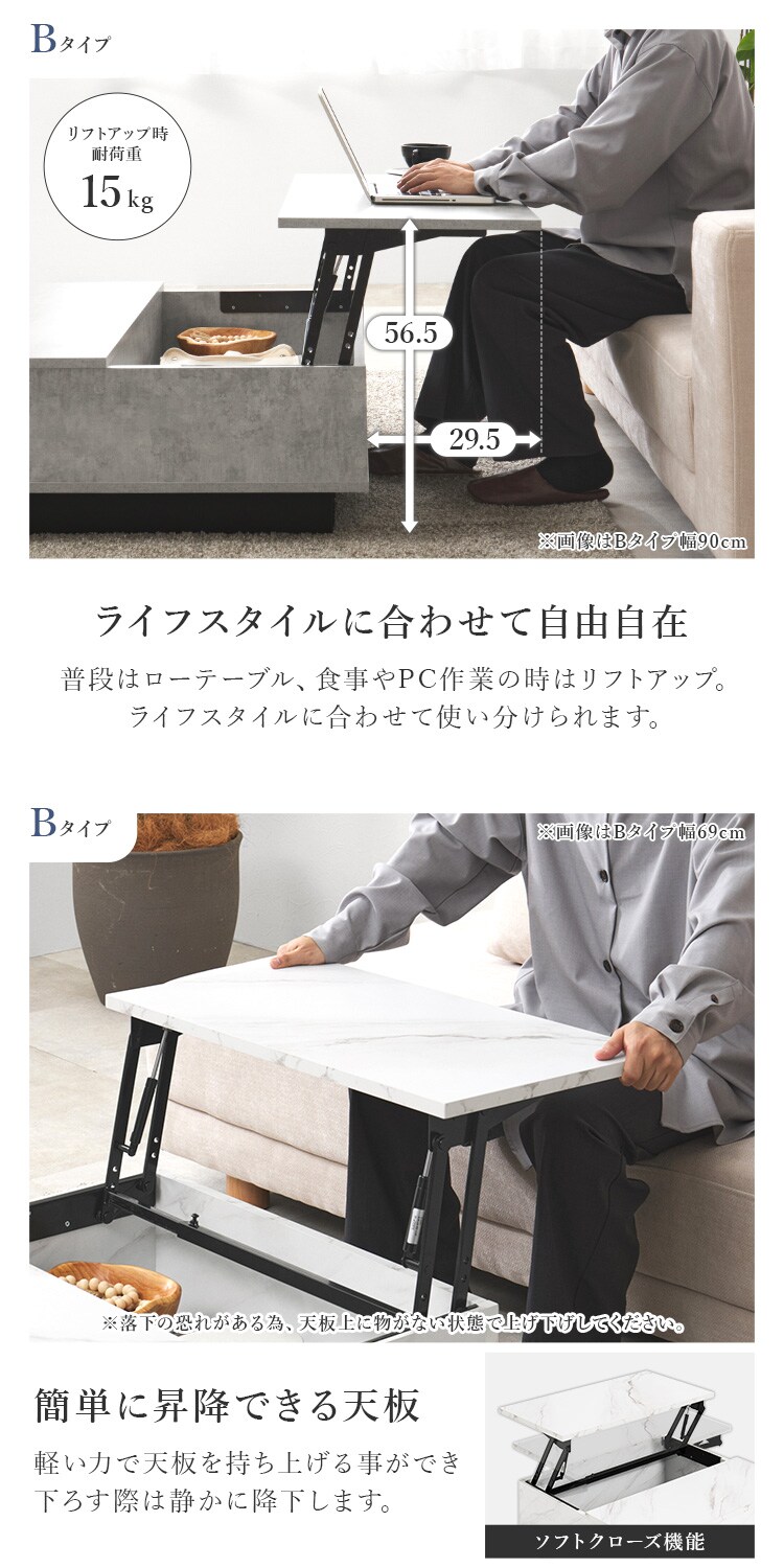 センターテーブル 正方形69cm VKT-7262MGY マーブルグレー【時間指定不可】【代引不可】【同梱不可】2