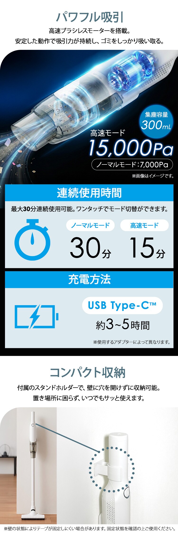 充電式コードレスハイパワークリーナー　LHV-2121