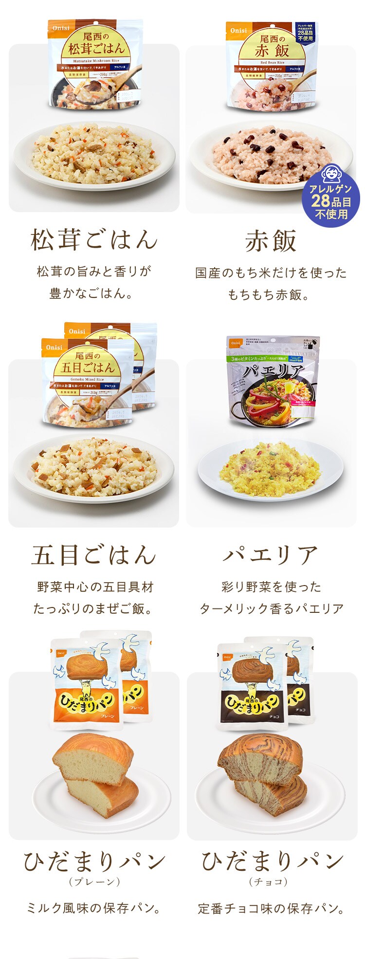 非常食 7日分セット 24食 防災用品 尾西食品3
