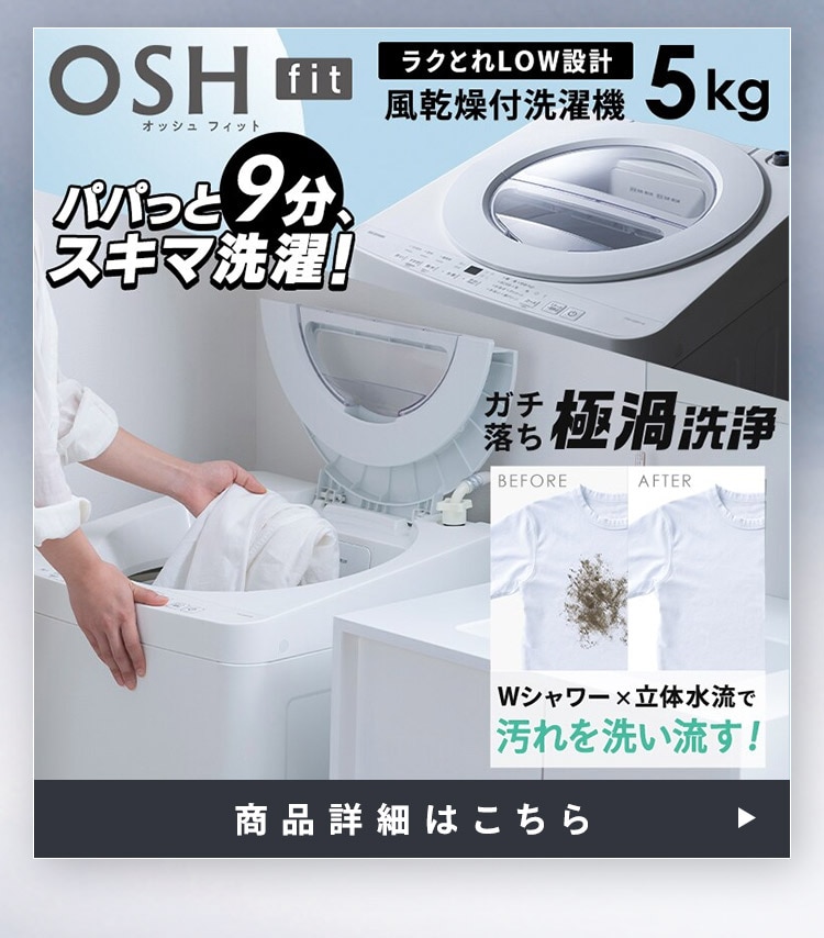 設置無料】 家電セット 2点 大凍量冷蔵庫 301L 縦型洗濯機 OSH fit 5kg