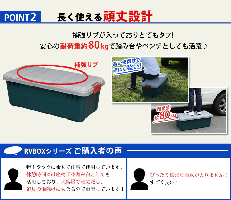 長く使える頑丈設計
