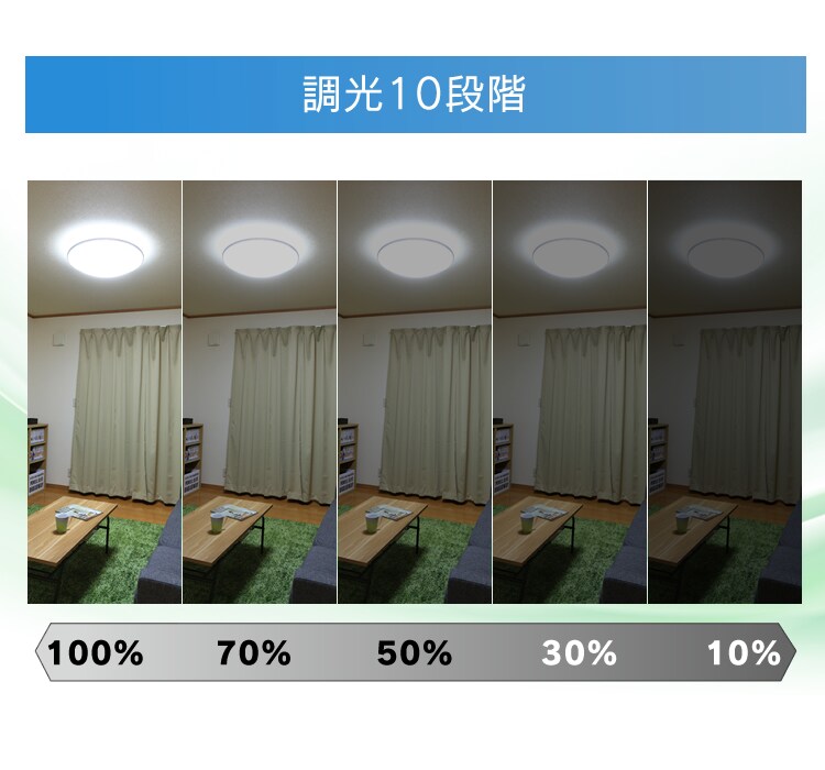 調光10段階