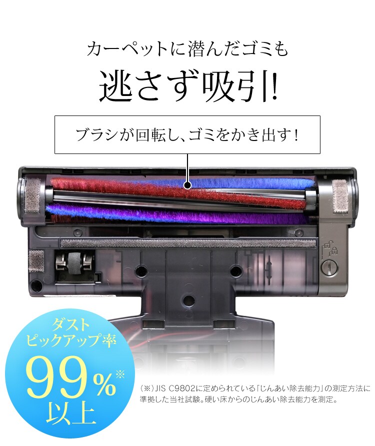【訳あり】極細軽量スティッククリーナー(スタンド・モップ付) 10