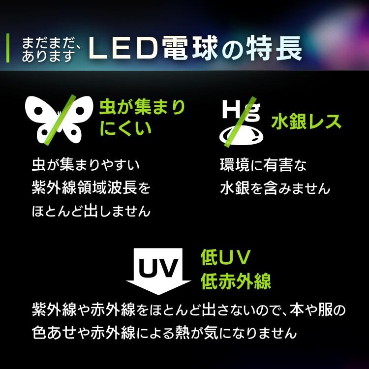 LED電球の特長