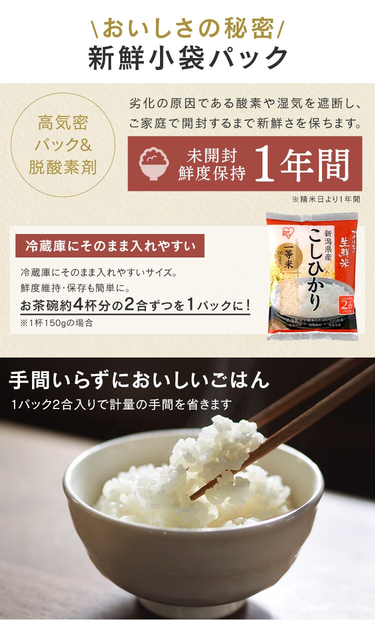 令和7年産 米 新潟県産 コシヒカリ 1.5kg2