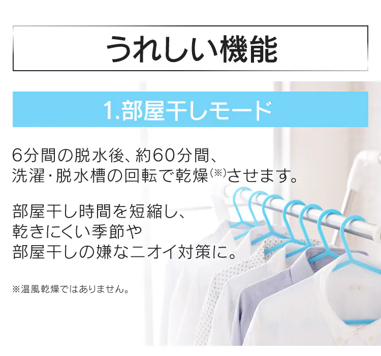 部屋干しモード
